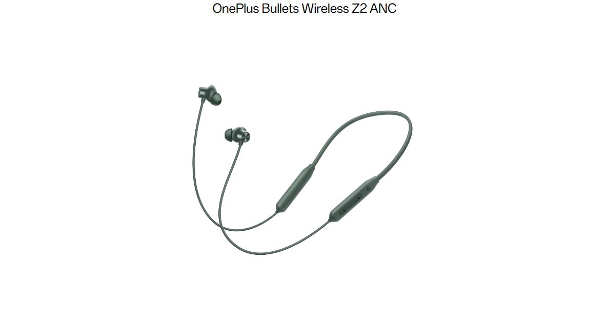 OnePlus Bullets Wireless Z2 ANC Price and Specifications in India